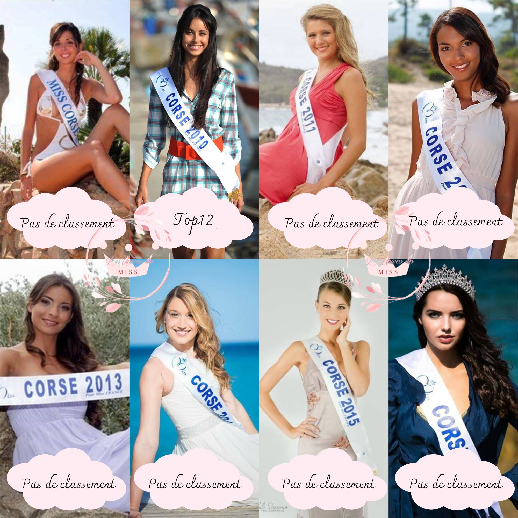 Classement Des Miss Corse L univers Des Miss
